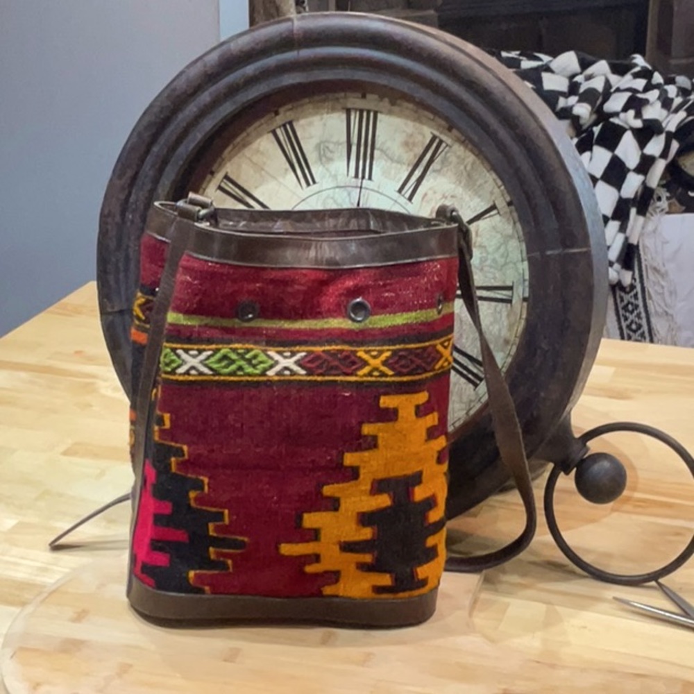 Boho southwest wool bag